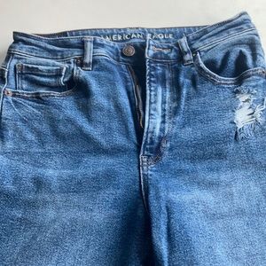 High waisted stretch mom jeans!!